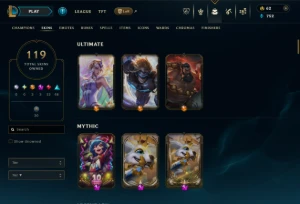 Conta Lol Com 119 Skins|Level 246|Todos Os Campeos