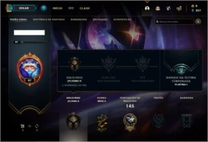 Conta ouro 2 com 17 skins e 54 champs - League of Legends LOL