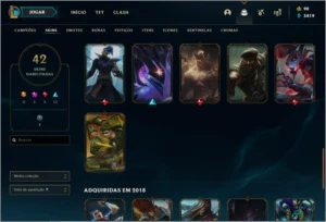 Conta LOL platina 4 - League of Legends