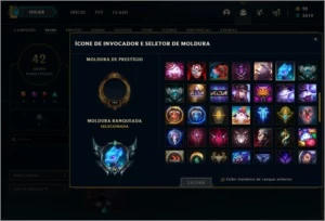 Conta LOL platina 4 - League of Legends