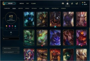 Conta LOL platina 4 - League of Legends