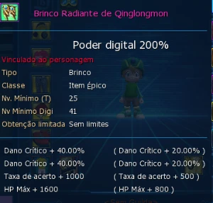 Ladmo Omega 2 SSR+ (DB e Susa Shin) - Digimon Masters Online