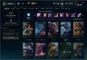Ferro 4 com 30 Champs e 4 Skins + Honra 3 - League of Legends LOL