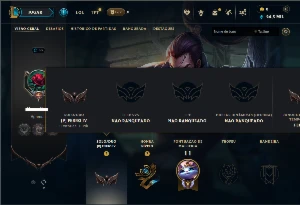 Ferro 4 com 30 Champs e 4 Skins + Honra 3 - League of Legends LOL