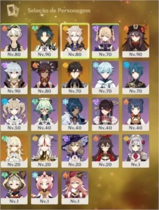 AR 55 XIAO, ALBEDO, ZHONGLI, HUTAO, BENNET, RAZOR - Genshin Impact