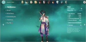 AR 55 XIAO, ALBEDO, ZHONGLI, HUTAO, BENNET, RAZOR - Genshin Impact