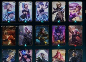 Conta Platina 1 com 183 skins, diamond iv na s10, 130 champs - League of Legends LOL