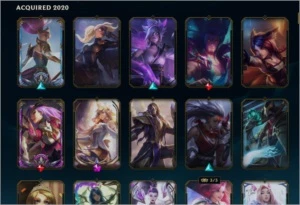 Conta Platina 1 com 183 skins, diamond iv na s10, 130 champs - League of Legends LOL