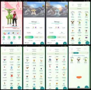 Pokémon Go Lvl 30  | 4 Lendários  Nihilego Shiny C095
