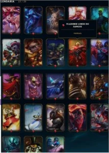 Conta Ouro 1 all champs 417 skin - League of Legends LOL