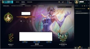Conta Ouro 1 all champs 417 skin - League of Legends LOL
