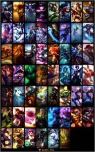 Conta muito boa League of legends plat 5 atual e skins raras LOL