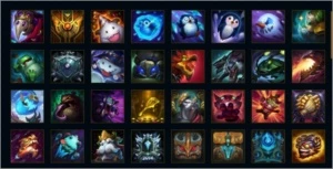 Conta muito boa League of legends plat 5 atual e skins raras LOL