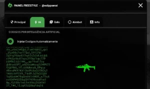 Painel sadx Freestyle gelo invertido ☠️ - Free Fire