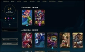 CONTA LOL 70 CHAMPS 25 SKINS (1 ULTIMATE) - League of Legends