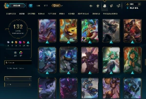 Conta Ferro 4 com 95 Champs e 132 Skins +2 Prestigios