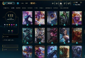Conta Ferro 4 com 95 Champs e 132 Skins +2 Prestigios - League of Legends LOL