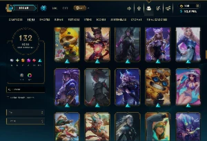 Conta Ferro 4 com 95 Champs e 132 Skins +2 Prestigios - League of Legends LOL