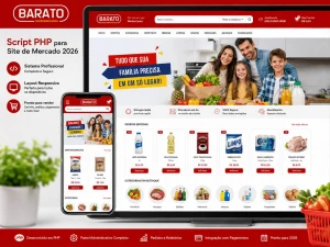 Script Php Para Site De Mercado / Supermercado 2026 – Código - Sites, Lojas e Sistemas Prontos Sites e Scripts
