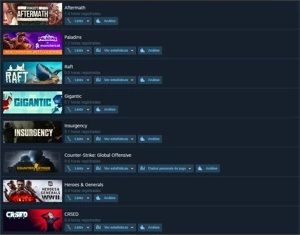 CONTA STEAM CS/RUST/R6/RAFT/GTA/ARK/NARUTO/GREENHEL/THEFORES
