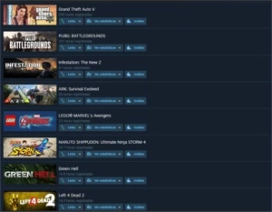 CONTA STEAM CS/RUST/R6/RAFT/GTA/ARK/NARUTO/GREENHEL/THEFORES