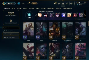 Unranked com 80 Champs e 42 Skins - League of Legends LOL