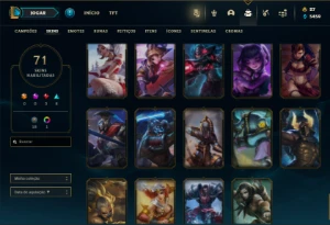 Conta de 2014 - 135 champs e 71 skin - Sem email confirmado - League of Legends LOL