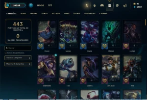 Conta de 2014 - 135 champs e 71 skin - Sem email confirmado - League of Legends LOL