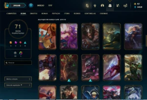 Conta de 2014 - 135 champs e 71 skin - Sem email confirmado - League of Legends LOL