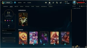Conta lvl 202 + 31 Skins - League of Legends LOL