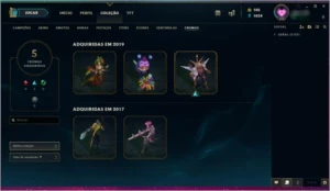 Conta  lol 114 CAMPEÃO - League of Legends