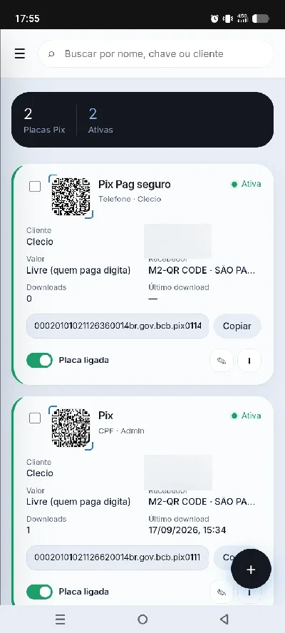 Painel QR code dinâmico - Sites, Lojas e Sistemas Prontos Sites e Scripts