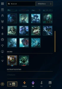 Conta League of Legends Full Acesso - 48 Skins - Rammus REI LOL