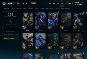 Mestre com TODOS os Champs e 41 Skins ( 28 PDL ) - League of Legends LOL