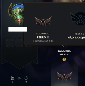 Conta Lol Ferro 2 - League of Legends