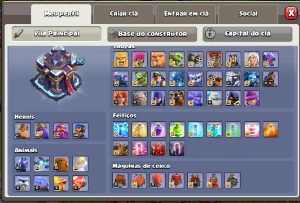 clash of clans cv15 + cv13 semi full