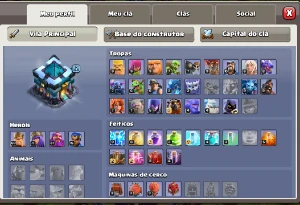 clash of clans cv15 + cv13 semi full