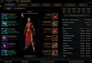 Conta neverwinter, personagens com 50k+ item lvl - Outros
