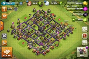 clash of clans cv9 barato