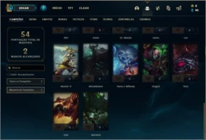 Conta Challanger / Desafiante com 846 PDL e 61% de Win rate - League of Legends LOL
