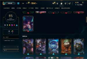 Bronze 2 com TODOS os Champs e 85 Skins ( MONO SUP ) - League of Legends LOL