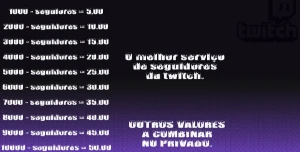 Twitch seguidores - follows.