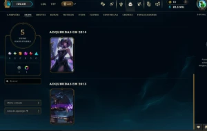 Conta Smurf De League Of Legends(Level 30)Full Acesso LOL