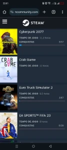 Conta Steam Com 20 De Saldo + Fifa 23, Euro Truck, Cyberpunk