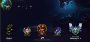Conta League of Legends Diamante 5 md3 LOL