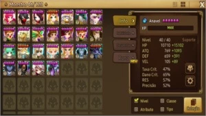 Conta sw com 8 nat five - Summoners War