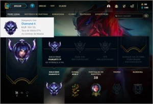Conta Diamante 4 (mmr alto) - League of Legends LOL