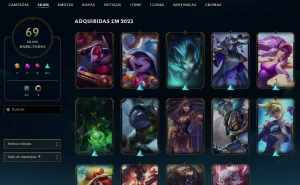 Conta league  of legends Ouro II - League of Legends LOL