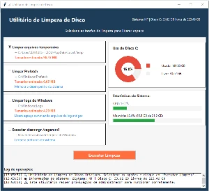 🧹 Utilitário de Limpeza de Disco Profissional - Others