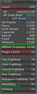 Paladin level 200 - Tibia